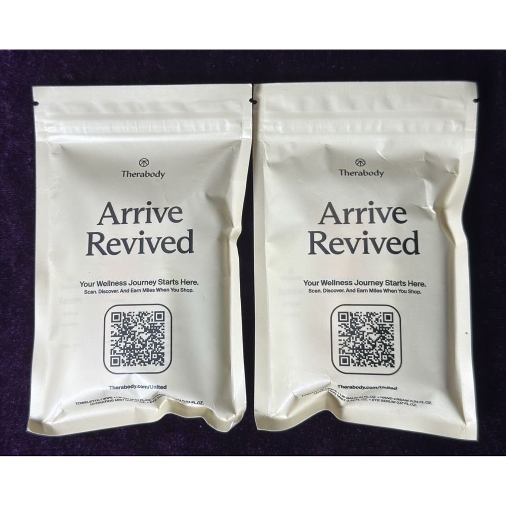 Therabody Arrive Revived Kit Lot United Amenity Travel 5 Pc Set‎